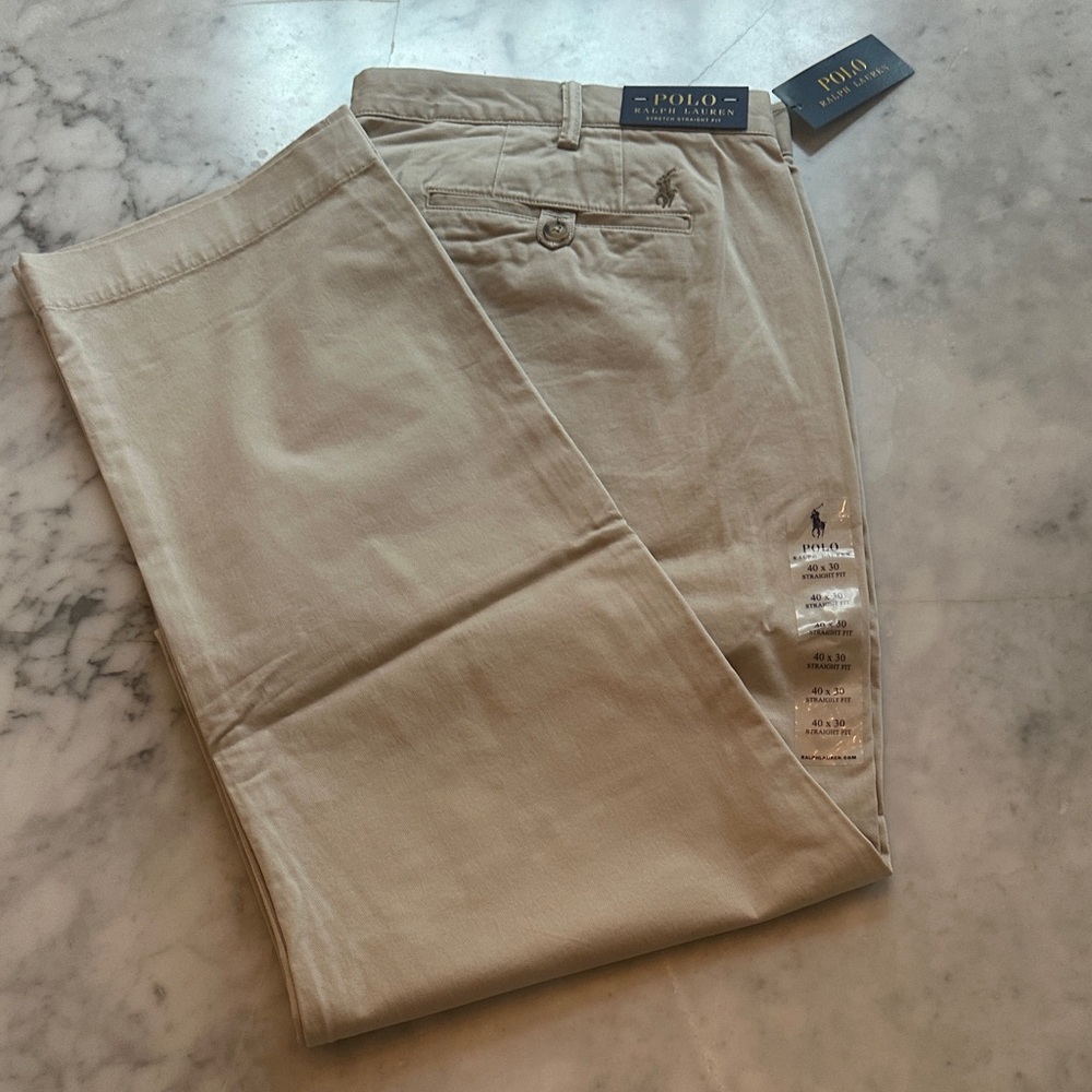 Polo Ralph Lauren, Khaki Pants. 40W / 30L. NWT